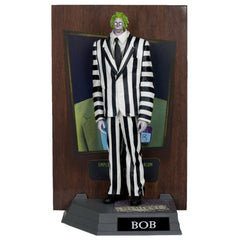 McFarlane Toys Movie Maniacs: Bob the Shrinker Beetlejuice Beetlejuice - 6" Posed Figure - Platinum Edition Toys & Games McFarlane Toys