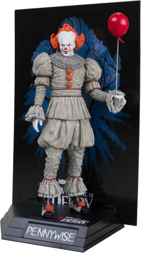 Movie Maniacs Welcome to Derry: IT Gold Label Collection - Pennywise Figure Toys & Games McFarlane Toys