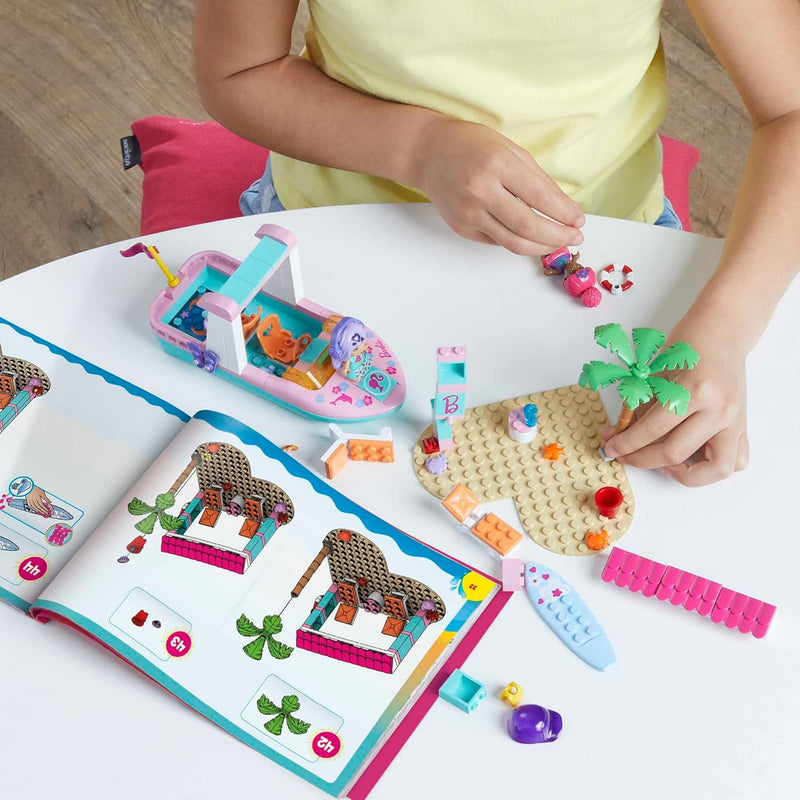 MEGA: Barbie Dolphin Exploration - 121 Piece Building Set Toys & Games Mattel