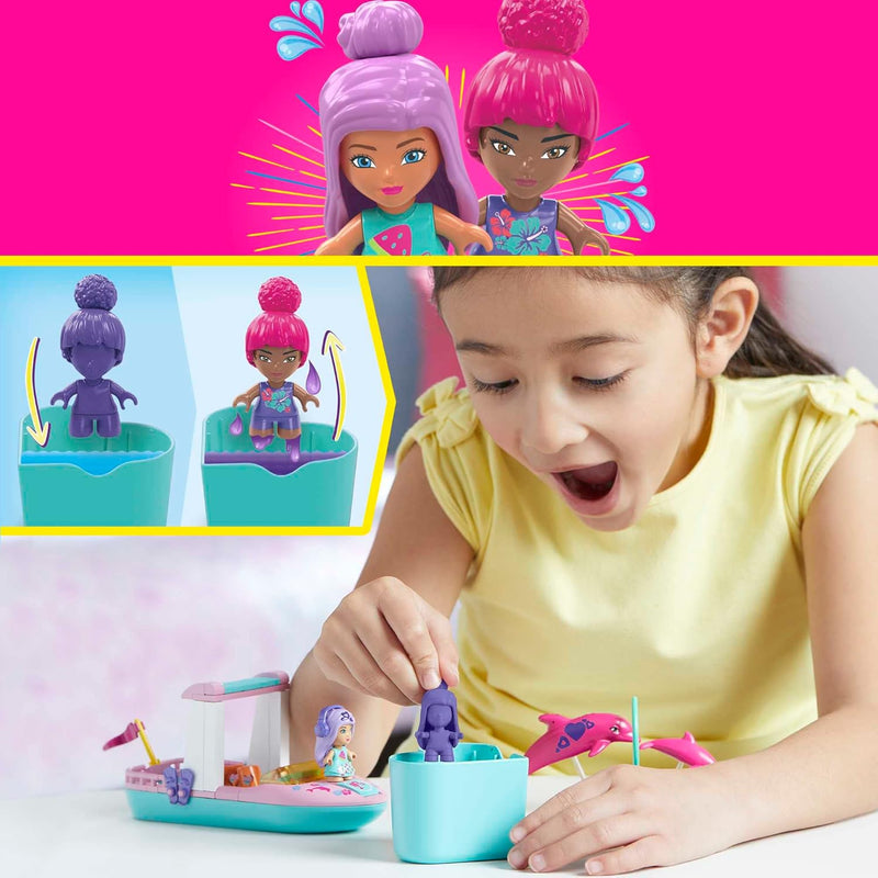 MEGA: Barbie Dolphin Exploration - 121 Piece Building Set Toys & Games Mattel