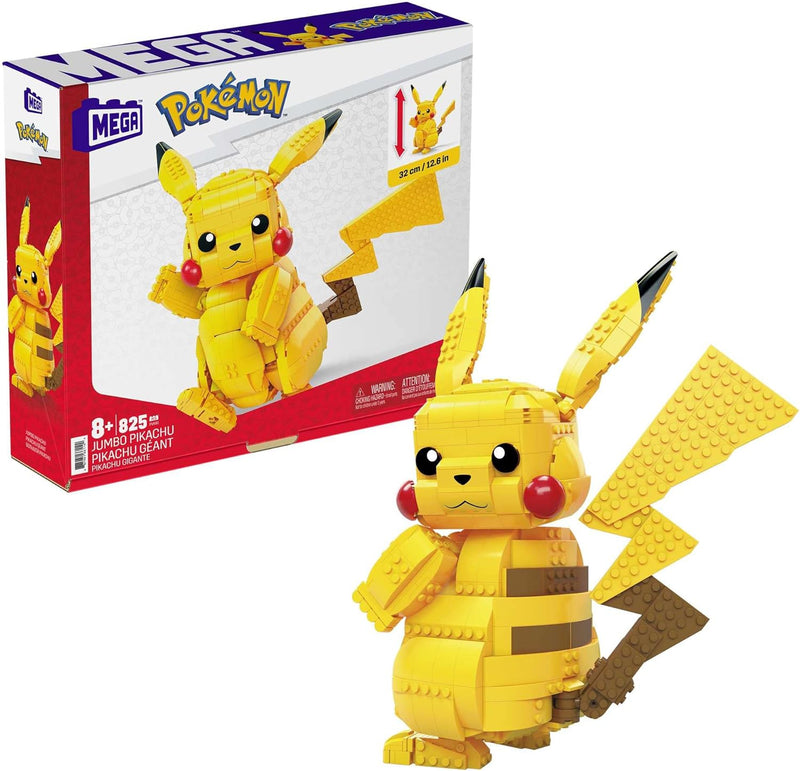 MEGA Pokemon: Jumbo Pikachu - 825 Piece Building Set Toys & Games Mattel