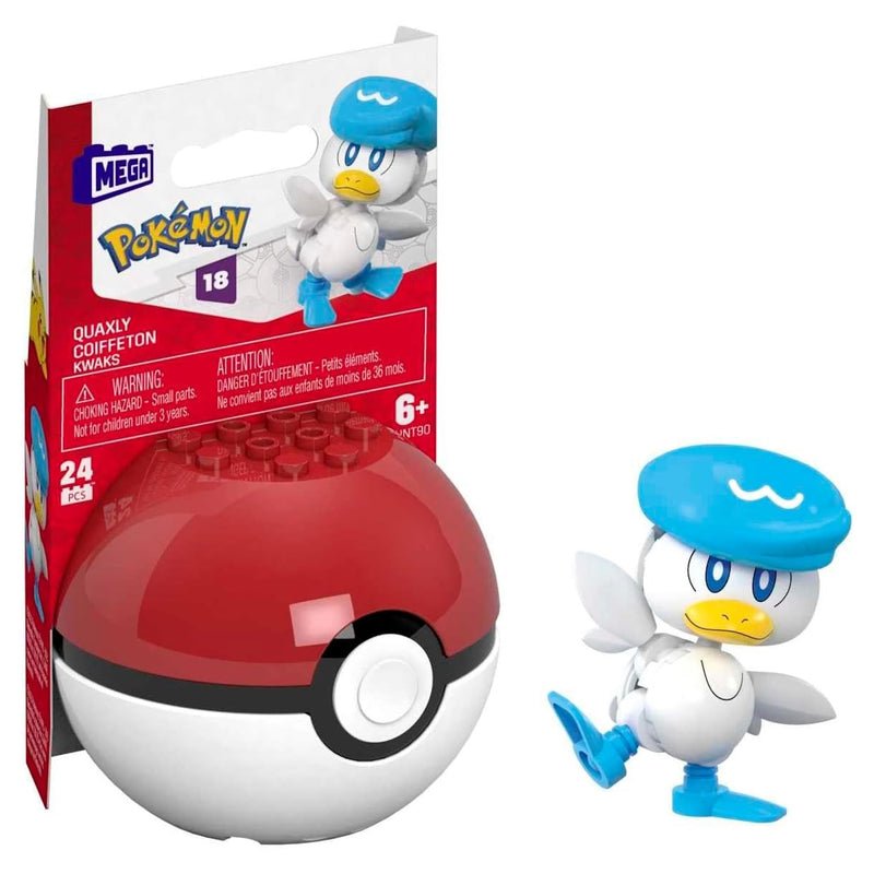 MEGA Pokemon: Quaxly - Series 18 Toys & Games MEGA