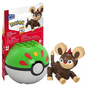 MEGA Pokemon: Friend Ball - Litleo Series 21 Toys & Games MEGA