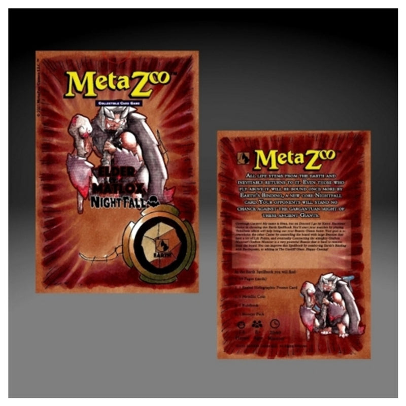 MetaZoo: Nightfall Elder Matrox (Earth) Theme Deck - 1st Edition Card Game Cryptid Nation