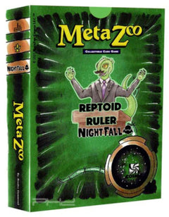 MetaZoo: Nightfall Reptoid Ruler (Cosmic) Theme Deck - 1st Edition Card Game Cryptid Nation
