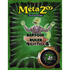 MetaZoo: Nightfall Reptoid Ruler (Cosmic) Theme Deck - 1st Edition Card Game Cryptid Nation