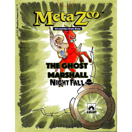 Meta Zoo: Nightfall the Ghost Marshall (Light) Theme Deck - 1st Edition Card Game Cryptid Nation