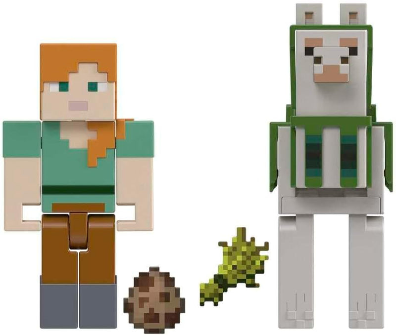 Minecraft: Alex And Llama - 3.25" Figure Toys & Games Mattel