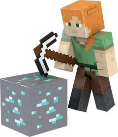 Minecraft Diamond Level: Alex Figure Toys & Games Mattel