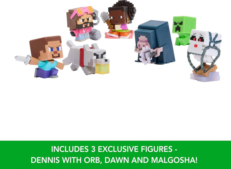 Minecraft Mini Mode: Overworld Battle Pack with 7 Figures Toys & Games Mojang