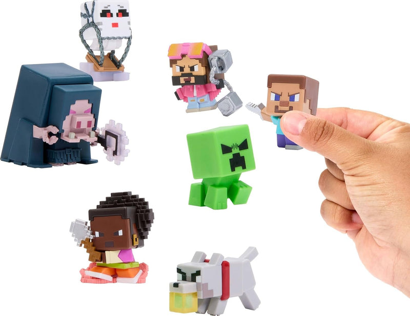 Minecraft Mini Mode: Overworld Battle Pack with 7 Figures Toys & Games Mojang