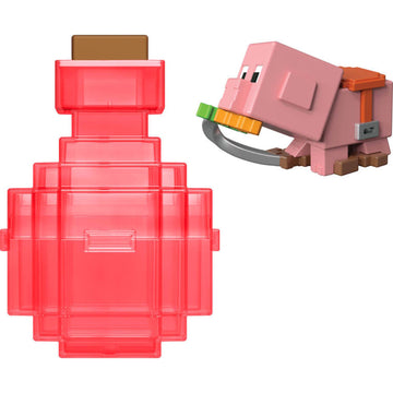Minecraft: Mini Mode Potion Brewing Mob Reveal (Pig Mini Figure) Toys & Games Mattel