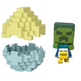 Minecraft Movie: Mini Mode Spawn Eggs - Chicken Jockey Toys & Games Mattel