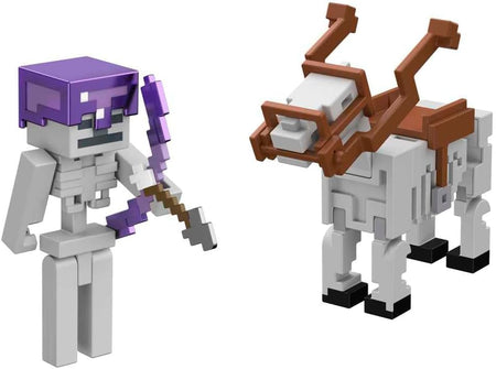 Minecraft: Skeleton And Trap Horse - 3.25" Core Figure Toys & Games Mattel
