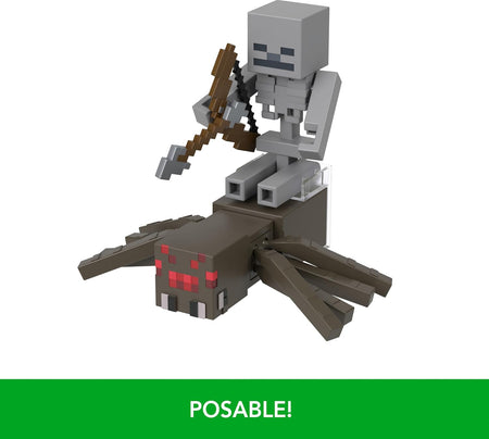 Minecraft: Skeleton Spider Jockey - 3.25" Core Figure Toys & Games Mattel