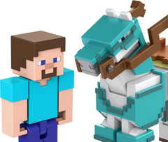 Minecraft: Steve and Armored Horse - 3.25" Core Figure Toys & Games Mattel