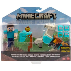Minecraft: Steve and Armored Horse - 3.25" Core Figure Toys & Games Mattel