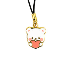 Milk Mocha Bear: Heart Milk Mini Enamel Charm Accessories Milk Mocha Bear