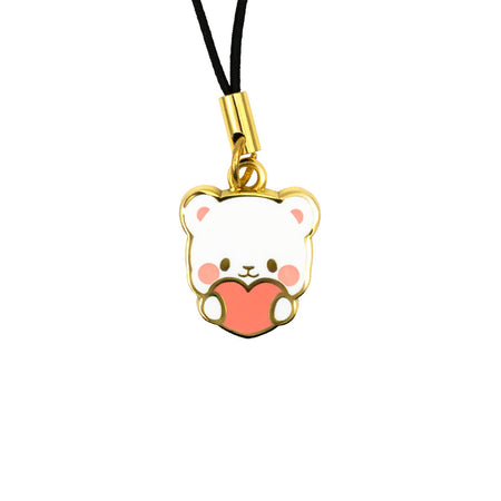 Milk Mocha Bear: Heart Milk Mini Enamel Charm Accessories Milk Mocha Bear