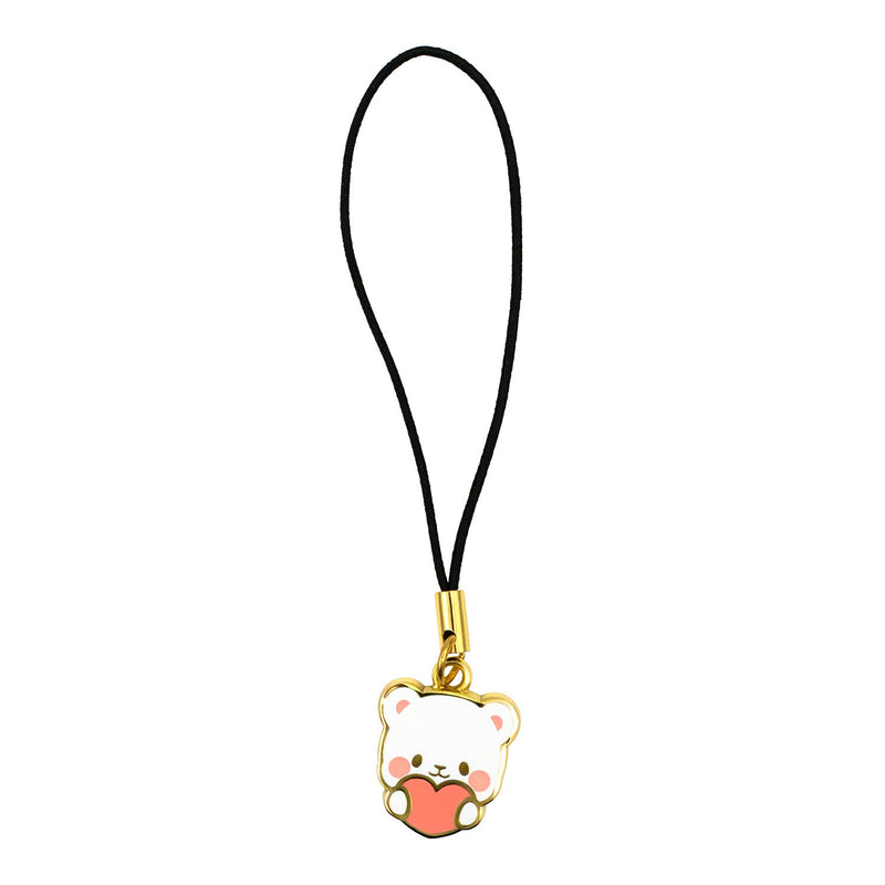Milk Mocha Bear: Heart Milk Mini Enamel Charm Accessories Milk Mocha Bear