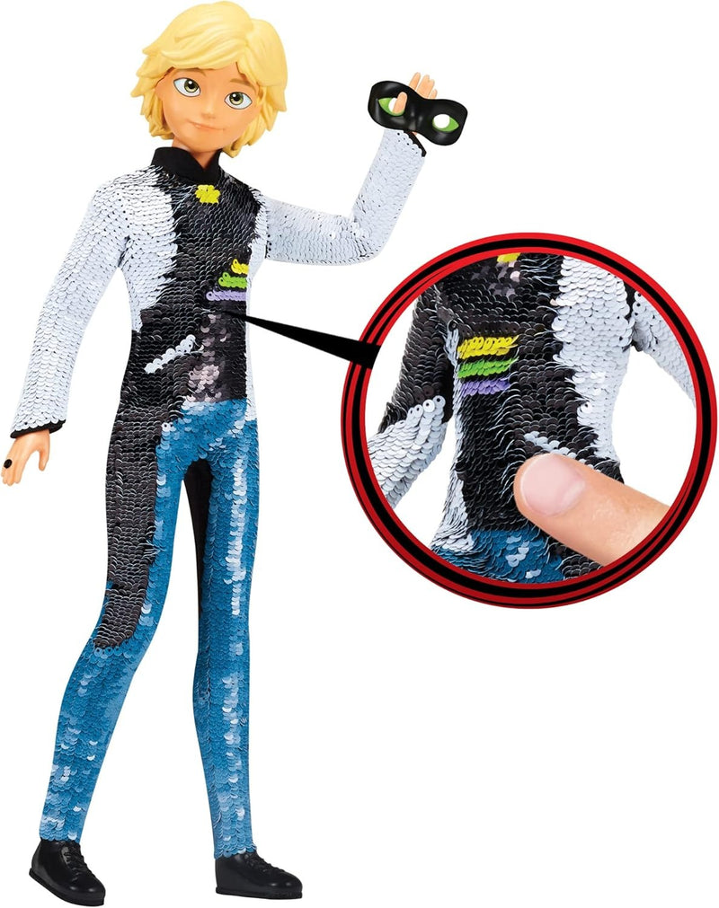 Miraculous: Fashion Flip Adrien to Cat Noir Toys & Games Playmates