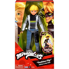 Miraculous: Fashion Flip Adrien to Cat Noir Toys & Games Playmates