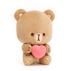 Mocha Heart Plush Plushies Milk Mocha Bear