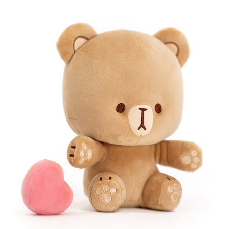 Mocha Heart Plush Plushies Milk Mocha Bear