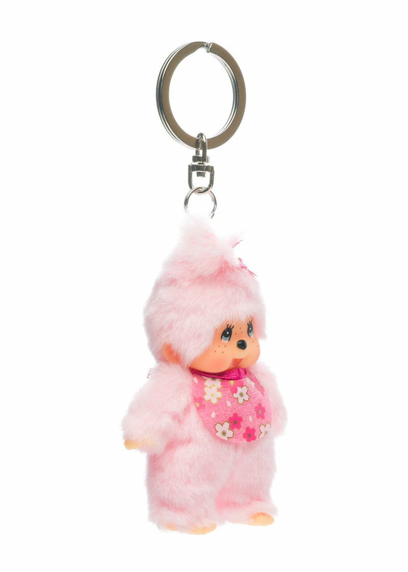 Monchhichi: Classic Bebichhichi - Cherry Blossom Keychain Toys & Games Monchhichi