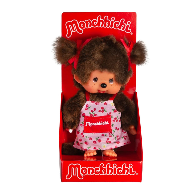 Monchhichi: Flower Apron Girl Plush - Adorable Garden Kawaii Doll Toys & Games Monchhichi