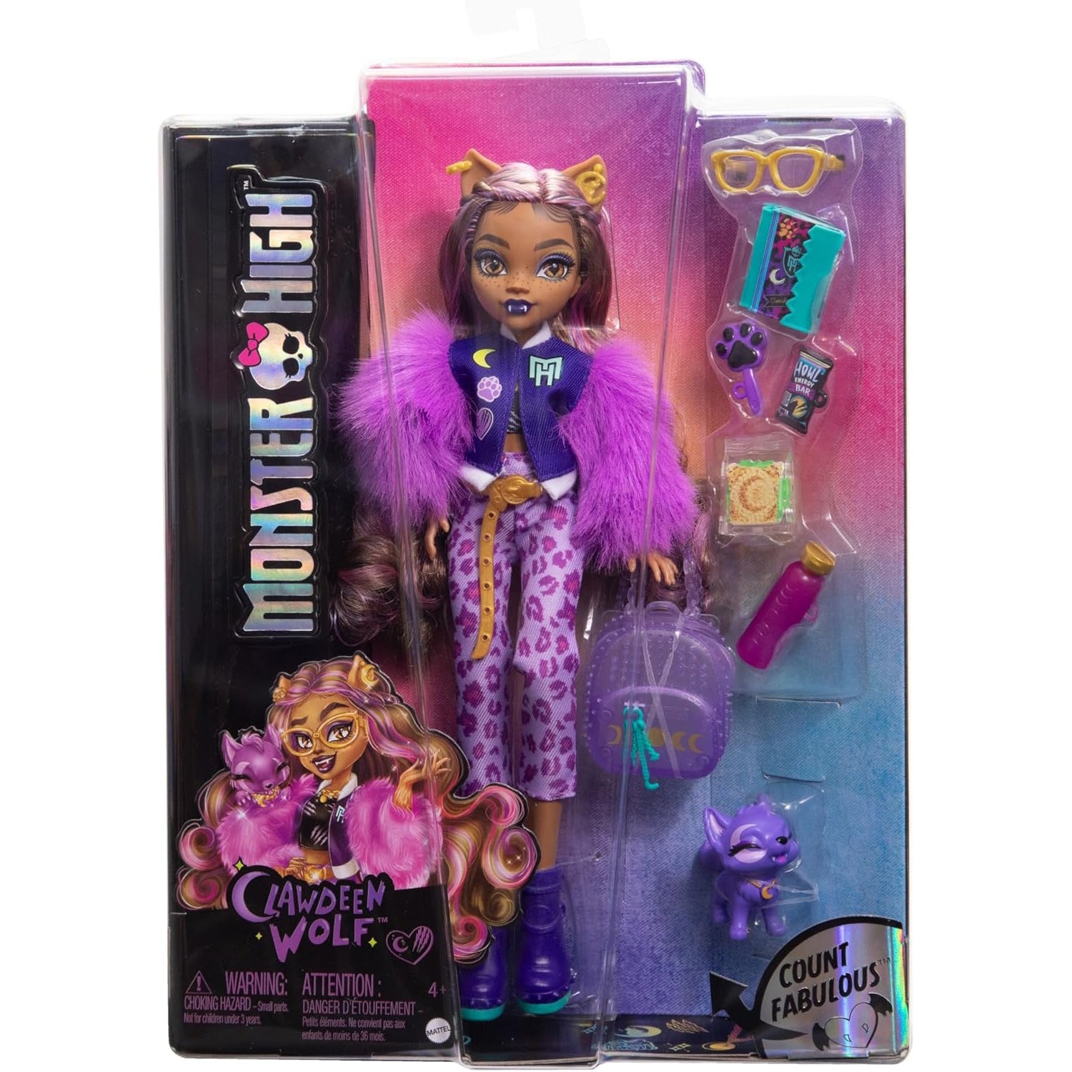 Monster High: Clawdeen Wolf Doll Toys & Games Mattel