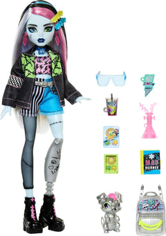 Monster High: Frankie Stein Doll Includes Pet Dog Watzie Toys & Games Mattel