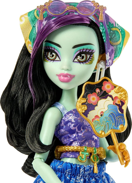 Monster High: Skulltimate Secrets Jinafire Long - Gore-Geous Oasis with Suitcase Toys & Games Mattel
