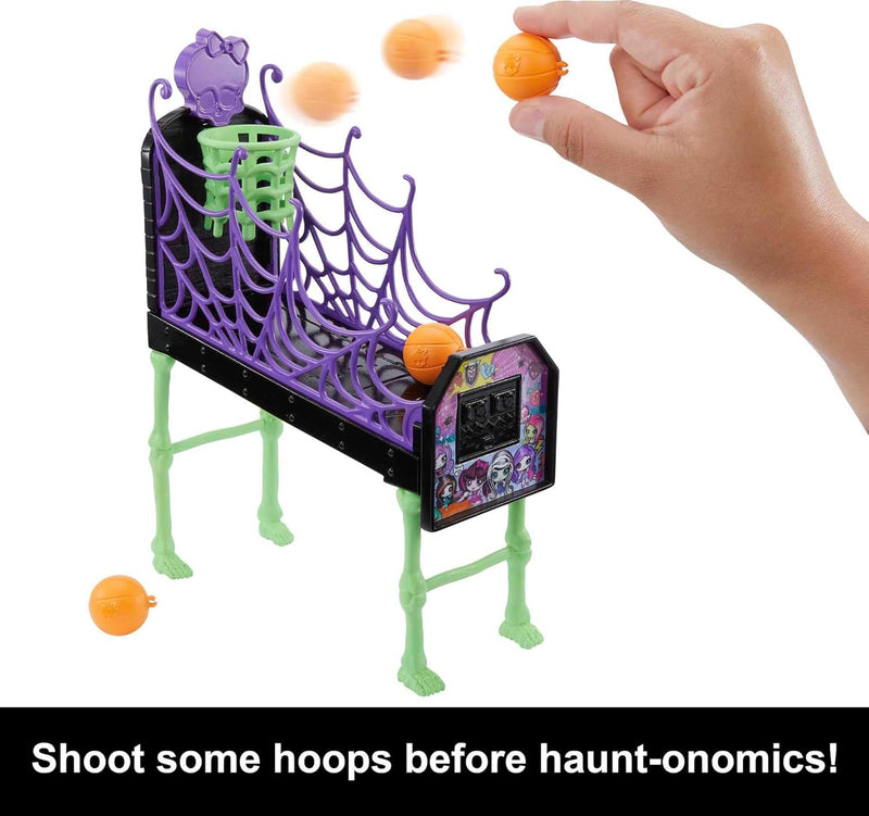 Monster High: Student Lounge Playset, Doll House Furniture, Pets & Vending Machine Toys & Games Mattel