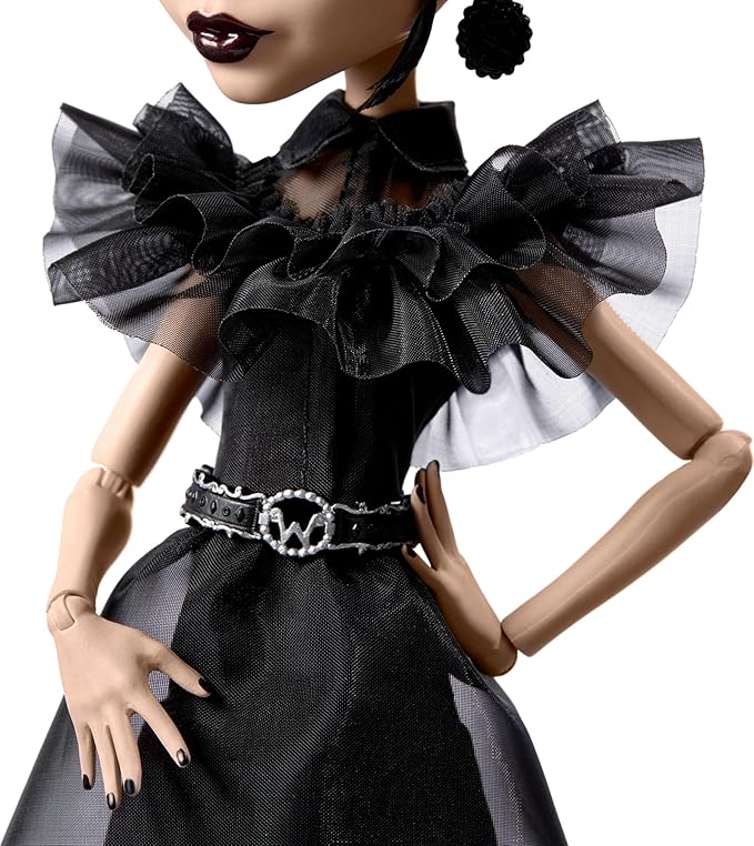 Monster High: Wednesday Addams Doll Rave N Wednesday Toys & Games Mattel