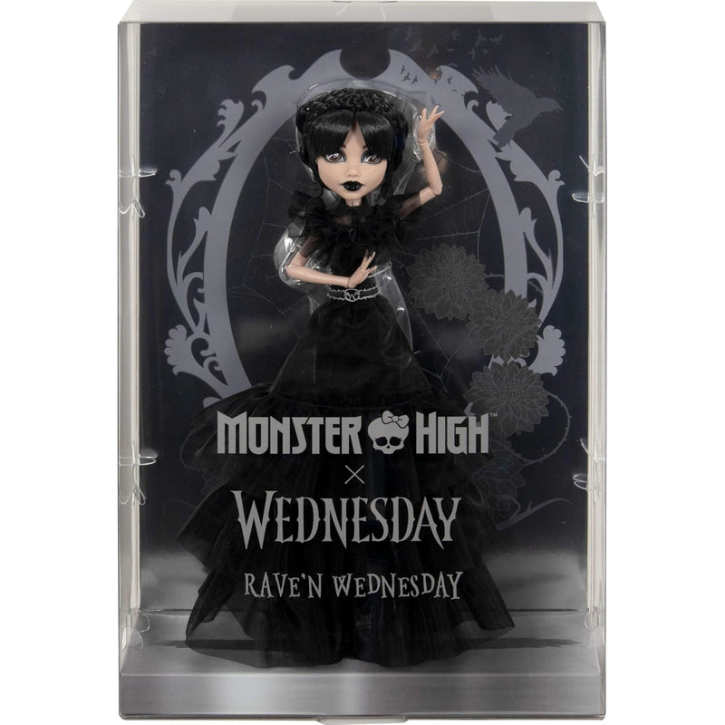 Monster High: Wednesday Addams Doll Rave N Wednesday Toys & Games Mattel