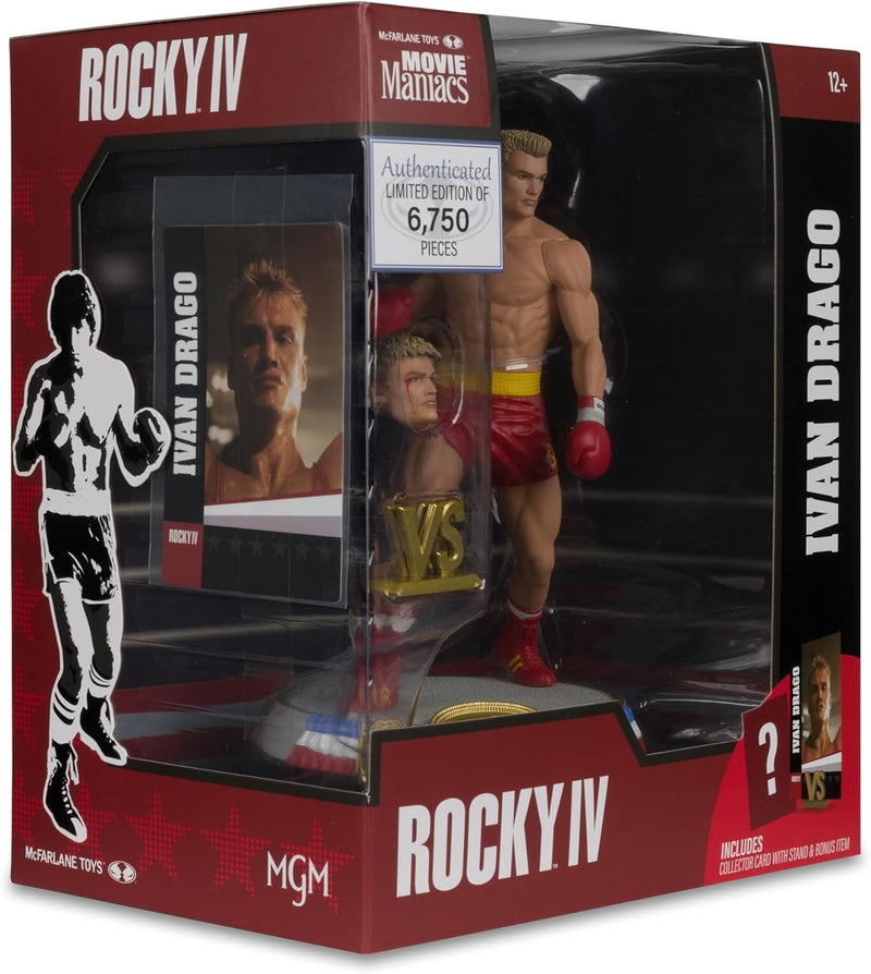 Movie Maniacs: Rocky 4 - Ivan Drago Posed - 6" Figure Toys & Games McFarlane Toys