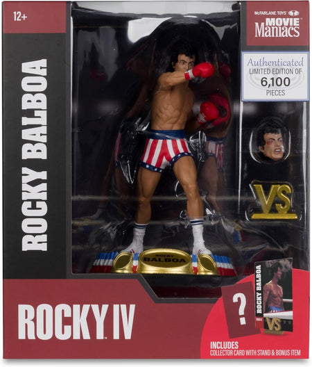 Movie Maniacs: Rocky 4 Rocky Balboa Posed - 6" Figure Toys & Games McFarlane Toys