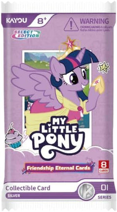 Kayou: My Little Pony - Friendship Eternal Fun Moment Edition Series 1 Collectible Card Booster Box - 12 Packs Trading Cards Kayou