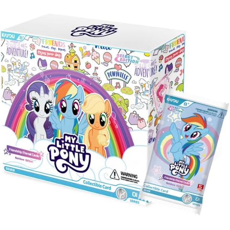 Kayou: My Little Pony - Friendship Eternal Rainbow Edition Series 1 Collectible Card Booster Box -20 Packs Trading Cards Kayou