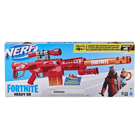 NERF Fortnite: Heavy SR Blaster Scope - Red Camo Edition Toys & Games Hasbro