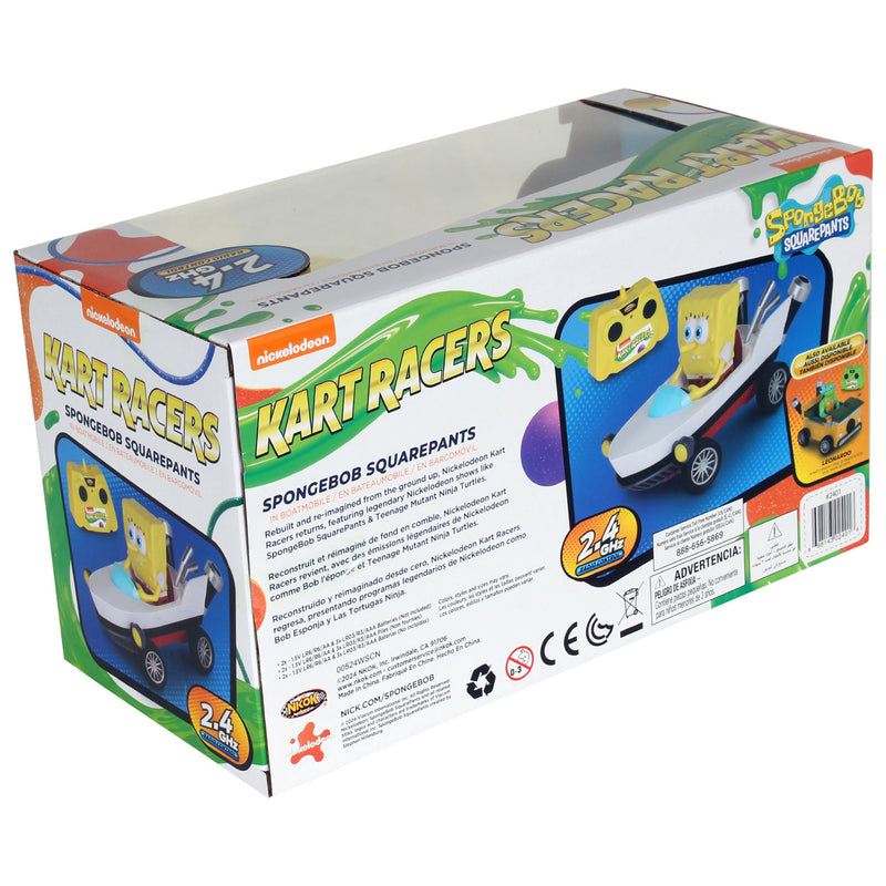 SpongeBob SquarePants: SpongeBob Boat Remote-Controlled Car Toys & Games NKOK