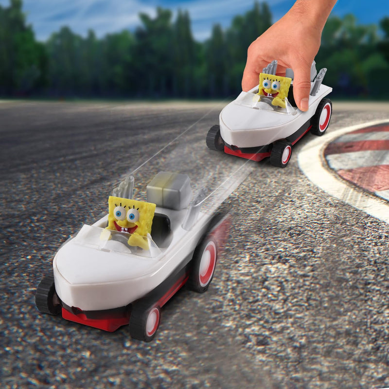 SpongeBob SquarePants: SpongeBob Pull Back Hot Rod Boat Toys & Games NKOK