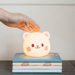 Milk Mocha Bear: Milk Squishy Night Light Home Decor Milk Mocha Bear