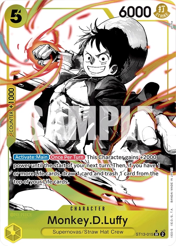 One Piece Card Game: The Three Brothers ST13 - Ultra Deck Card Game Bandai Namco