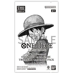 One Piece TCG: 3rd Anniversary! One Piece Card Game Treasure Campaign Pack - 3 Cards Card Game Bandai Namco