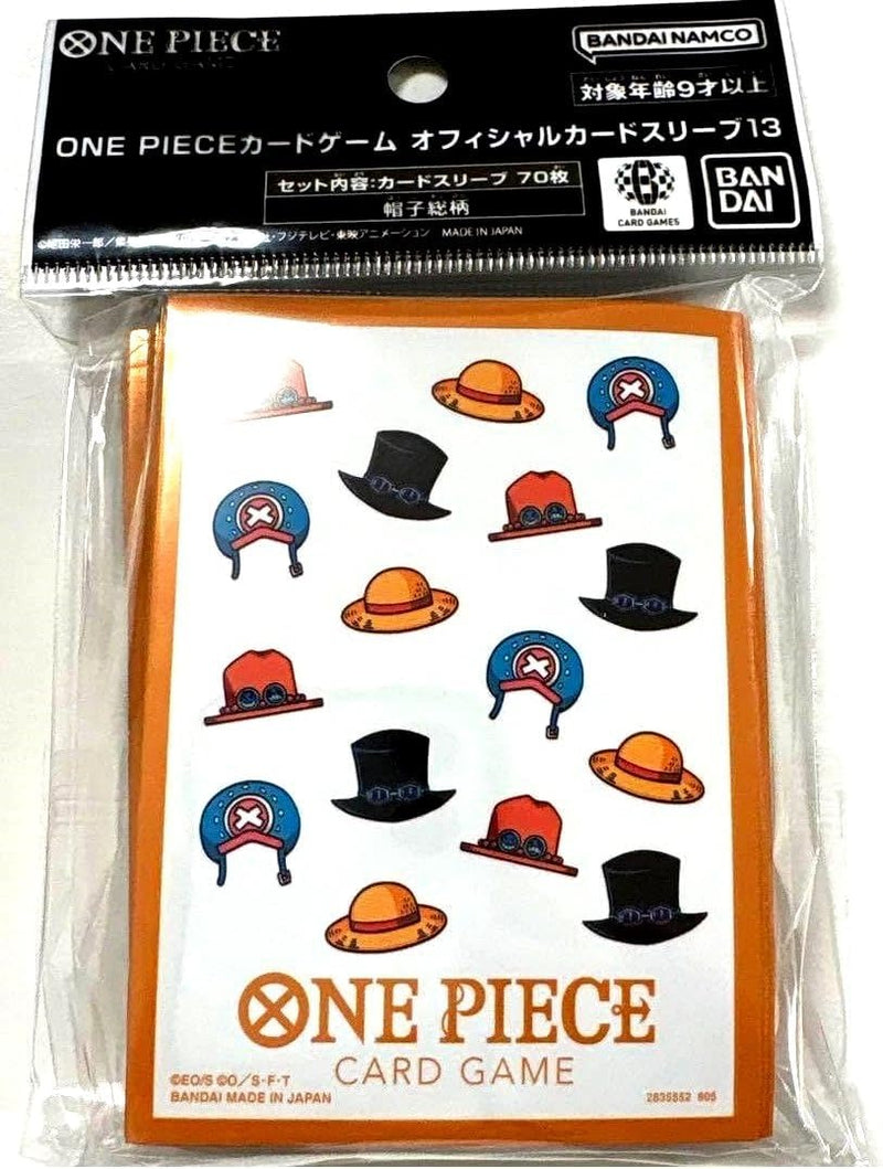 One Piece TCG: Set 13 Design 3 - Hats - 70 Sleeves Card Game Accessories Bandai Namco