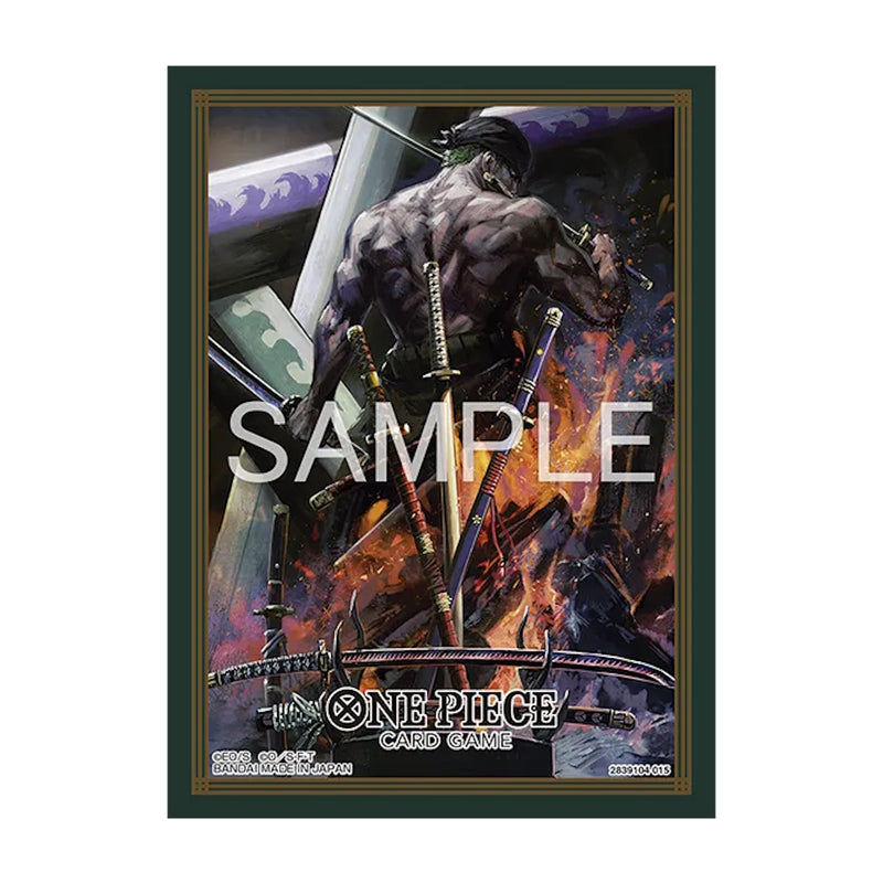 One Piece TCG: Official Sleeves Vol.14 - Roronoa Zoro (70 CT) Card Game Accessories Bandai Namco