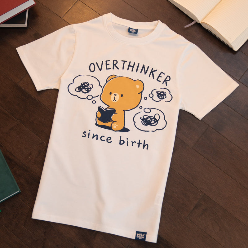 Overthinker T-shirt T-Shirts Milk Mocha Bear