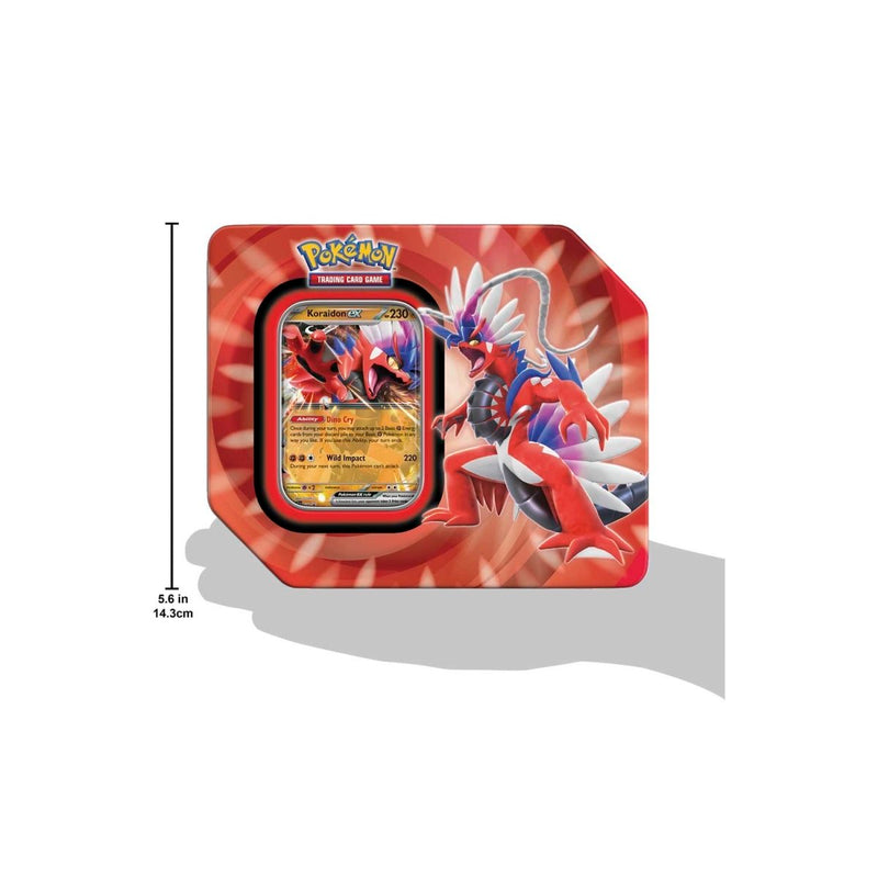 Pokemon TCG: Paldea Legends Summer Tin - Koraidon EX Card Game Pokemon